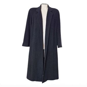 Vintage Regency Cashmere Open Coat Quiet Luxury Old Money S